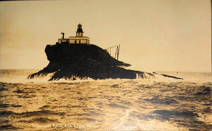 A picture postcard from the 1910s shows "Terrible Tilly" on a calm day.