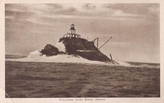 A picture postcard from the 1910s shows "Terrible Tilly" on a calm day.
