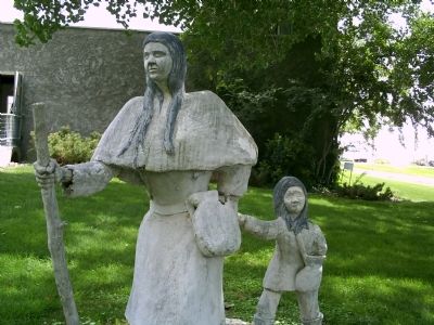 Statue of Marie Dorion, courtesy HMdb.org