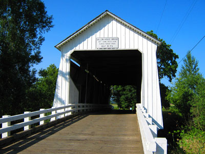 Gallon House Bridge, between Silverton and Mt. Angel, as seen today.